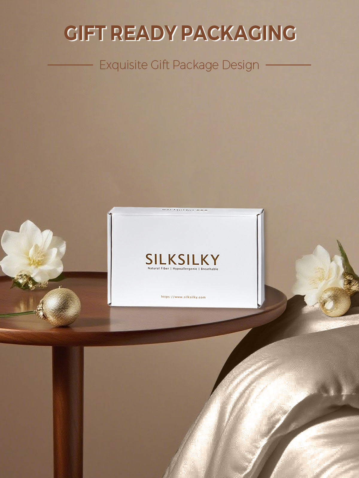 19Momme 100% Mulberry Silk Pillowcase - Envelope Closure