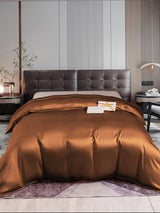 [Coffee] SilkSilky  22Momme Duvet Covers 001