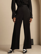 [Black] SilkSilky 19Momme Silk Womens Pants 003