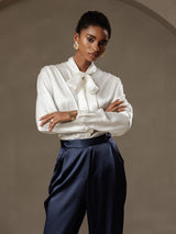 [Dark Blue] SilkSilky  Women's Pants 004