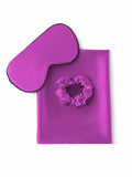 SilkSilky US 19Momme Pure Silk Pillowcase Set Purple 005