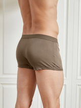 [Coffee] SilkSilky  100% Silk Jersey Men's Underwear 002