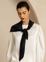 [Black] SilkSilky  Scarf 002