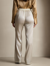 [White] SilkSilky  Women's Pants 005
