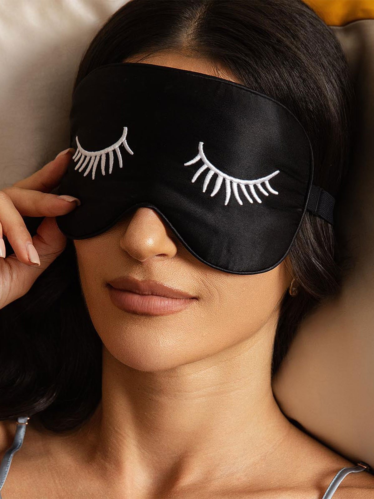 [WhiteEyelashes] SilkSilky Pure Silk Eye Mask 004