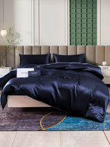 [Dark Blue] SilkSilky  25Momme Bedding Set 001