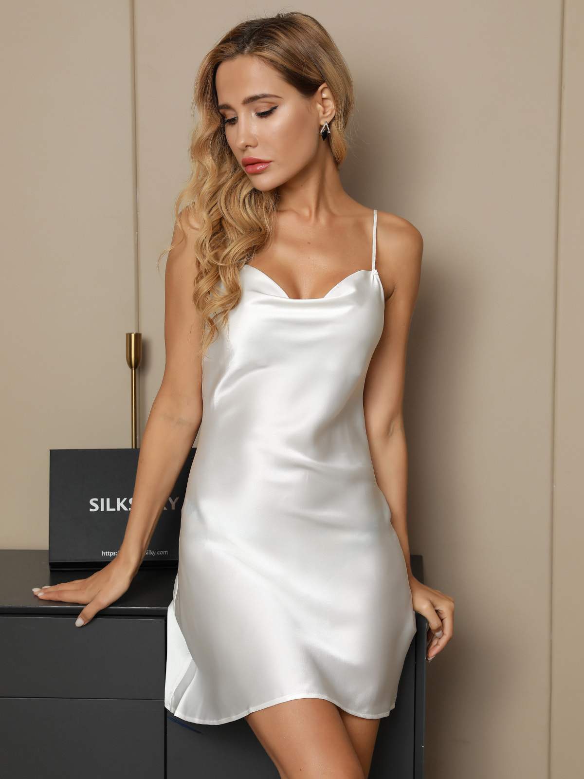 Buy Long Silk Night Gown Sleeveless Sleepwear Lingerie Plus Size Ladies  Nightwear Sexy Satin Night Dress Chemise Satin Slip Women's Nightgown  Online in India - Etsy