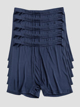 [Dark Blue] SilkSilky  100% Silk Jersey Men's Underwear 002