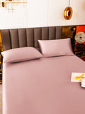 SilkSilky US 19Momme Pure Silk Bedding Set PaleMauve 003