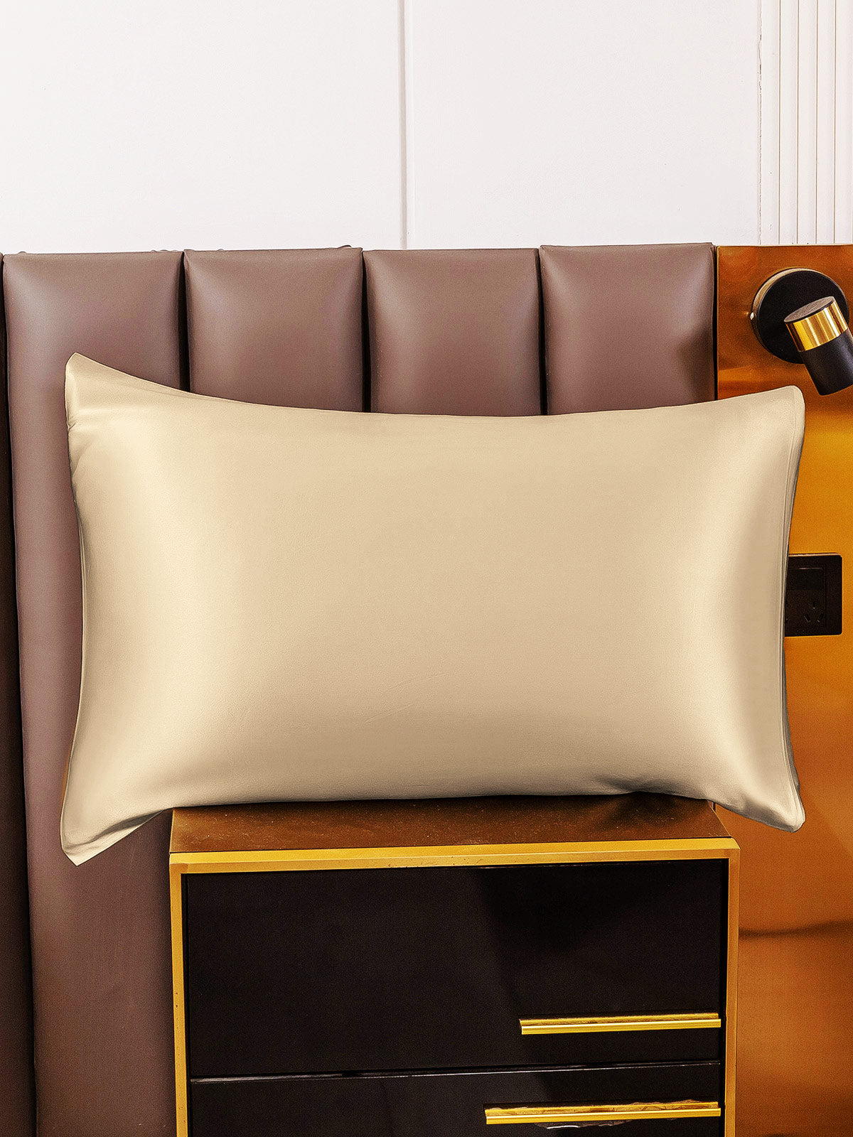 [Beige] SilkSilky 22Momme Pure Silk Pillowcase 005