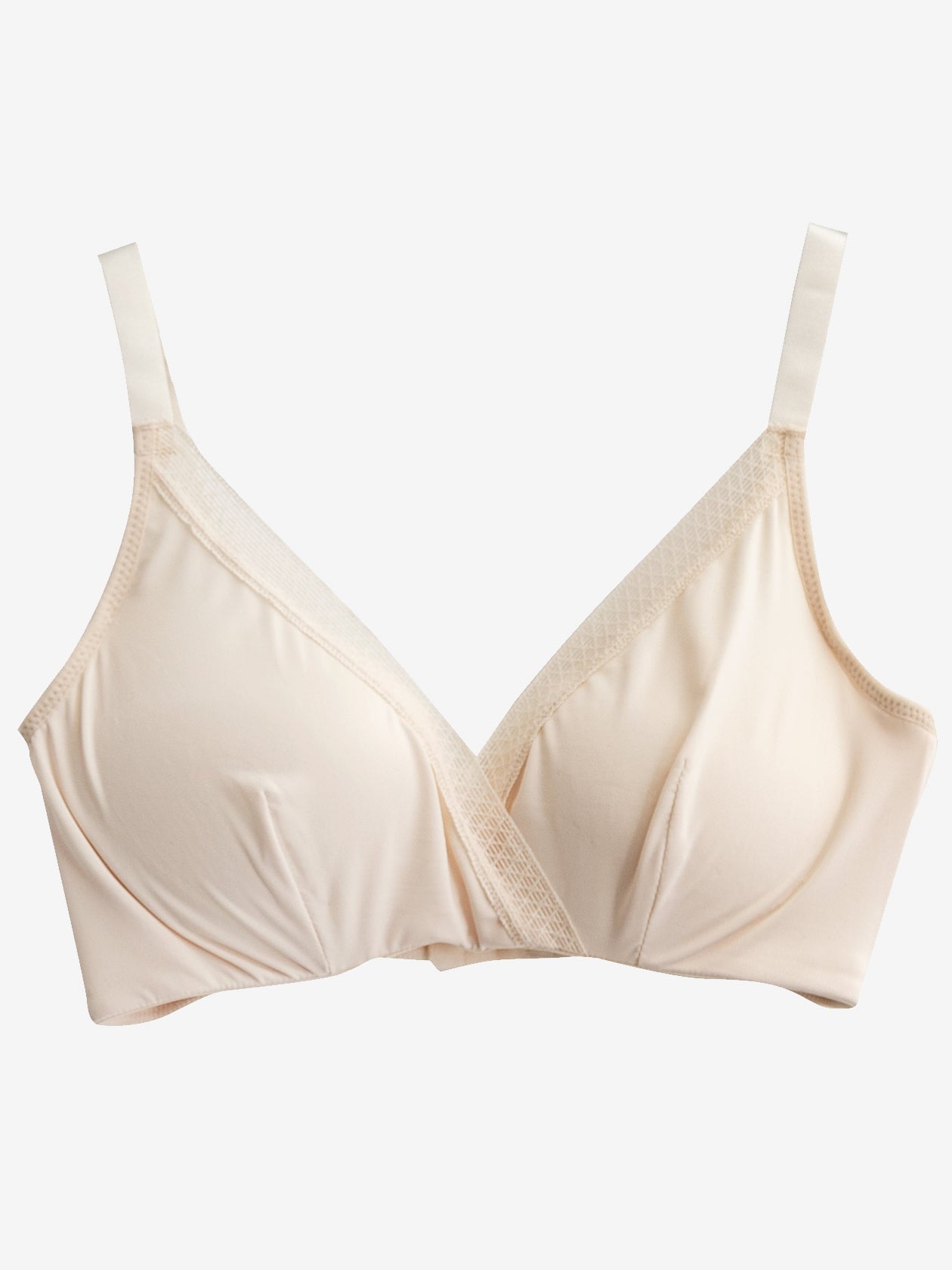 [Beige] SilkSilky Silk Knitted Bra 005