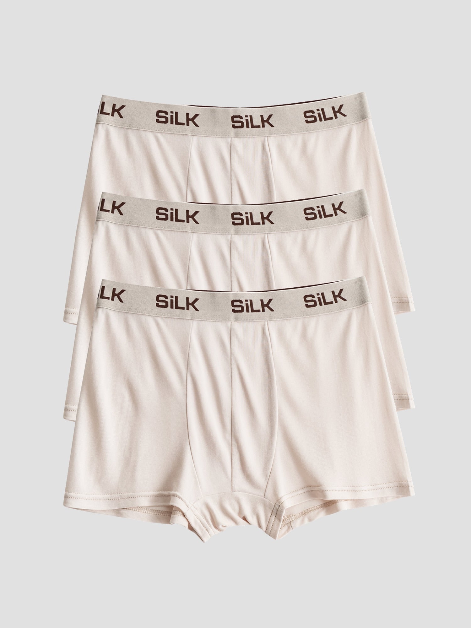 [Beige] SilkSilky Silk Knitted Mens Underwear 002