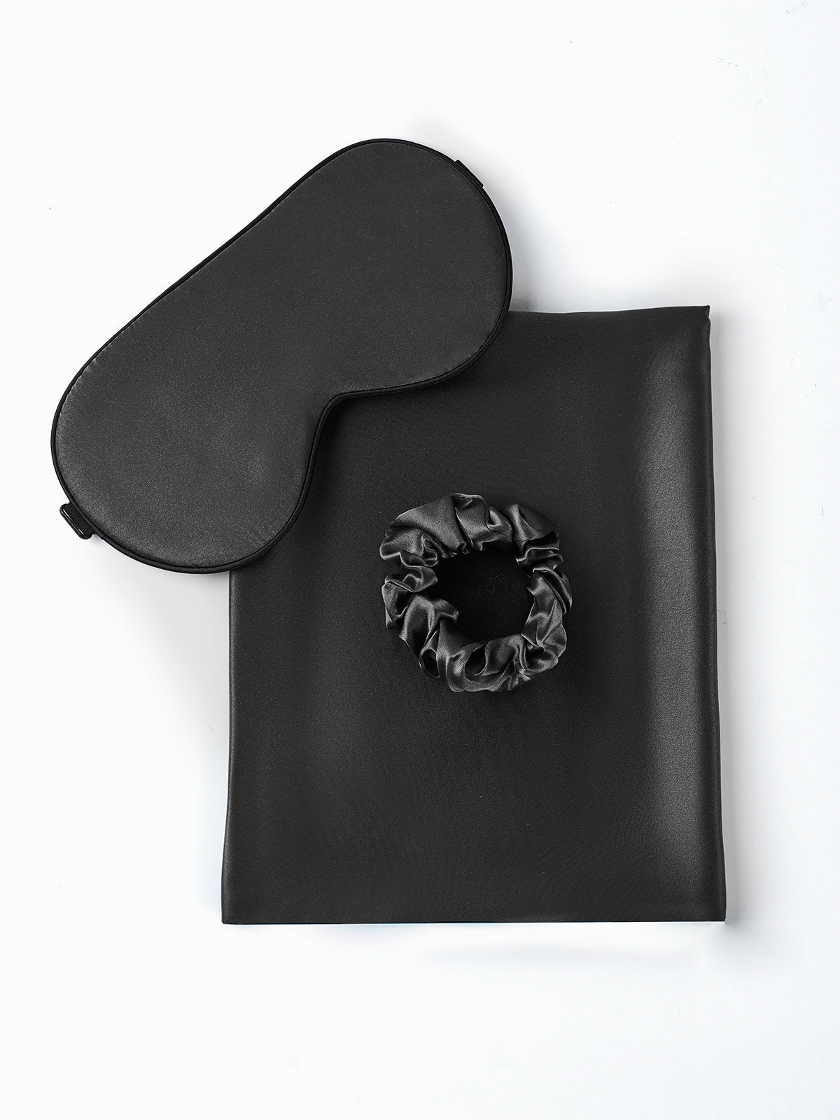 [Black] SilkSilky 19Momme Pure Silk Pillowcase Set 001