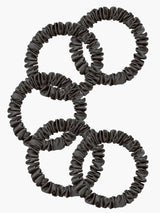 [Black] SilkSilky  Scrunchie 003