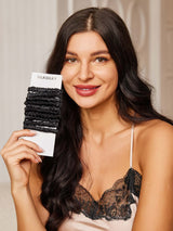 [Black] SilkSilky  Scrunchie 003