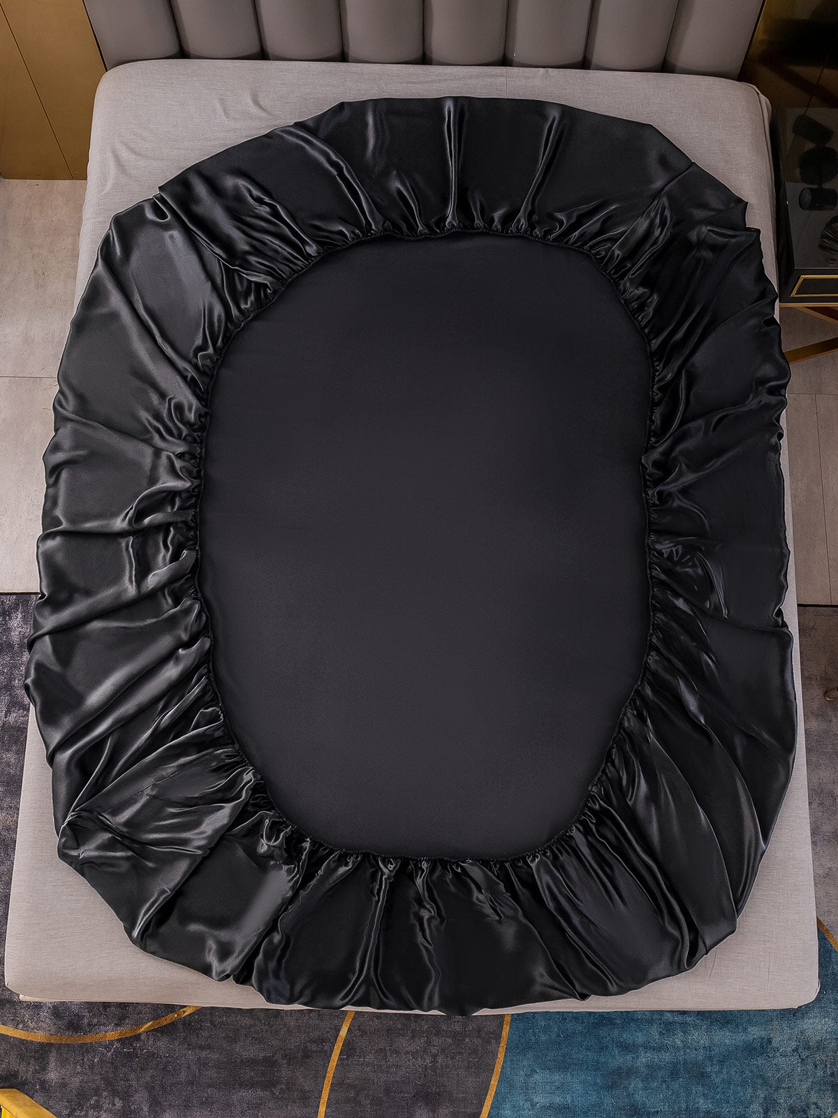 [Black] SilkSilky 19Momme Pure Silk Sheet 003