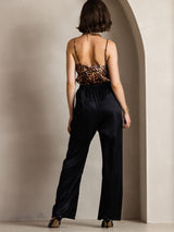 [Black] SilkSilky  Women's Pants 002
