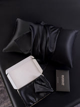 [Black] SilkSilky 30Momme Pure Silk Pillowcase 006