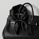 [Black] SilkSilky  Scarf 001