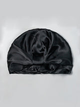 [Black] SilkSilky  Sleep Cap 008