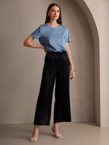 [Black] SilkSilky  Women's Pants 003