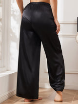 [Black] SilkSilky  Women's Pants 002