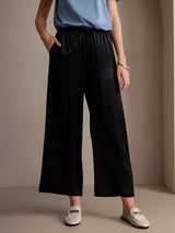 [Black] SilkSilky  Women's Pants 001