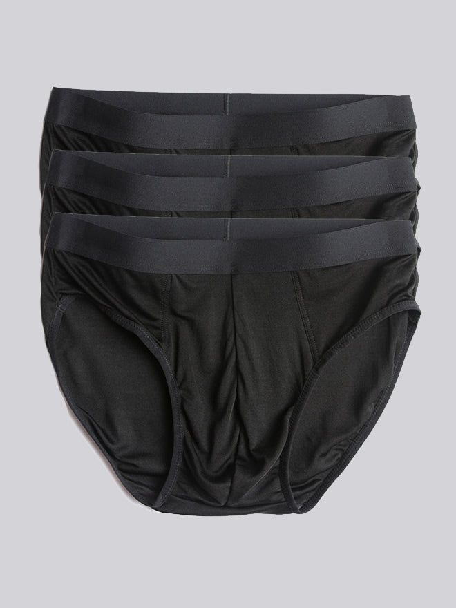 [Black] SilkSilky Silk Mens Underwear 005