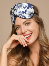 [Blue] SilkSilky  19Momme Eye Mask 001