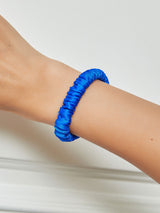 [Blue] SilkSilky  Scrunchie 001