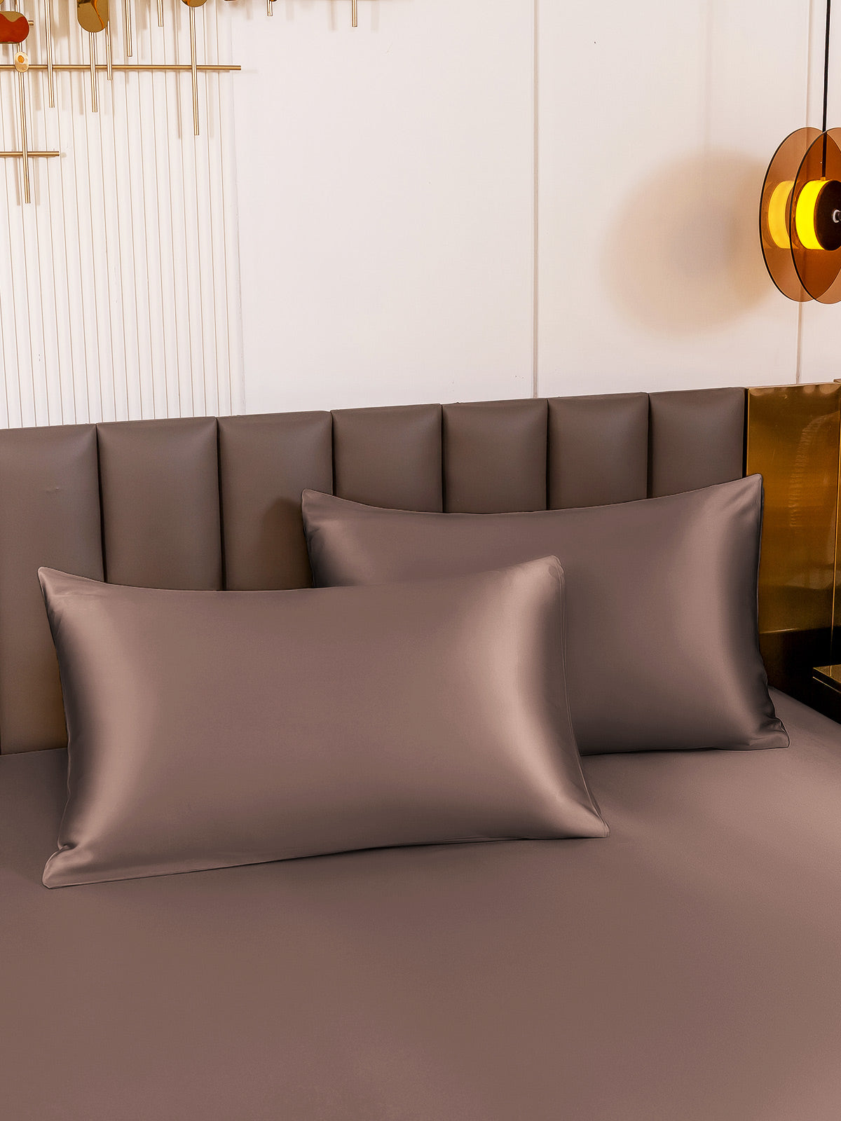 [Brown] SilkSilky 19Momme Pure Silk Pillowcase 003