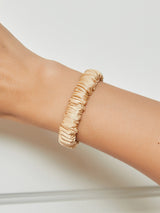 [Champagne] SilkSilky  Scrunchie 001