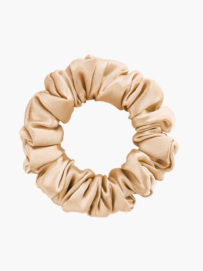 [Champagne] SilkSilky 19Momme Pure Silk Scrunchie 004
