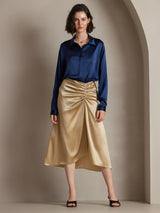 [Champagne] SilkSilky  19Momme Skirt 001