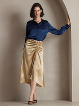 [Champagne] SilkSilky  19Momme Skirt 003