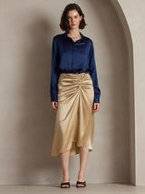 [Champagne] SilkSilky  19Momme Skirt 007