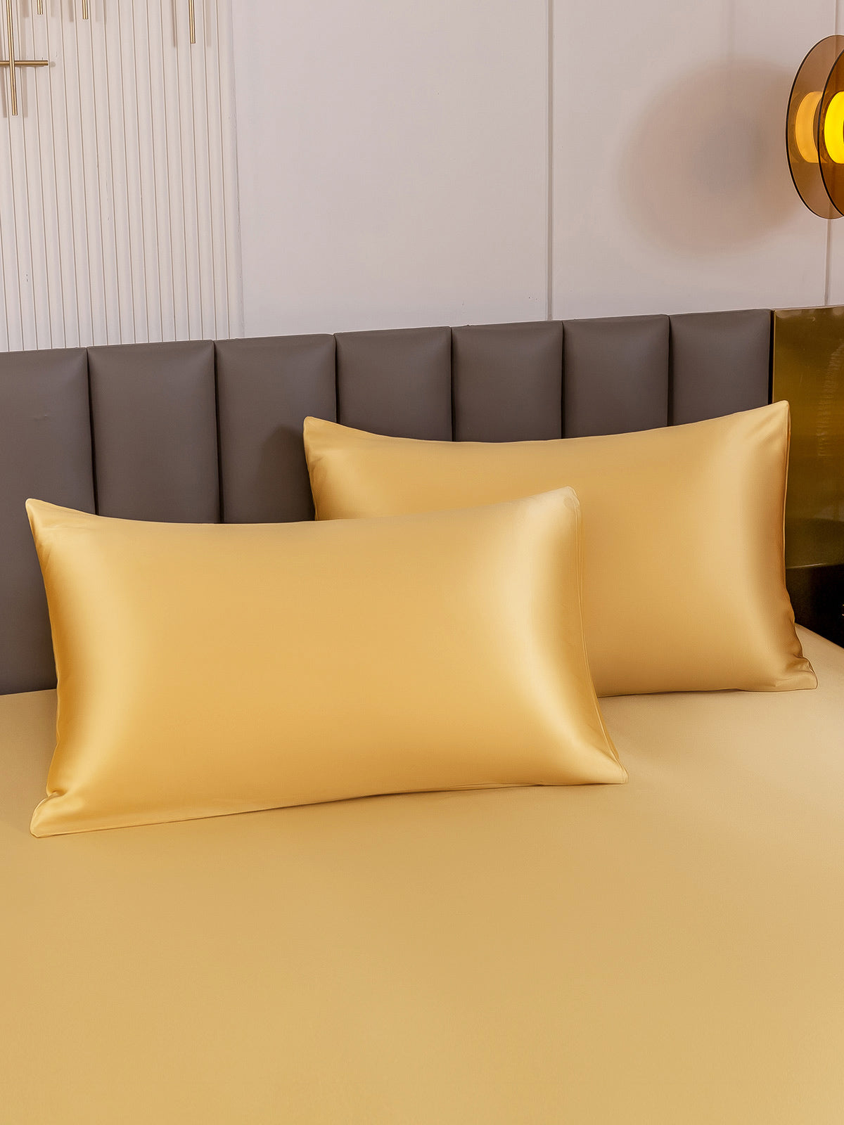 [Champagne] SilkSilky 22Momme Pure Silk Pillowcase 001