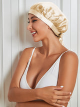 [Champagne] SilkSilky  Sleep Cap 003