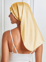 [Champagne] SilkSilky  Pure Silk Sleep Cap 006