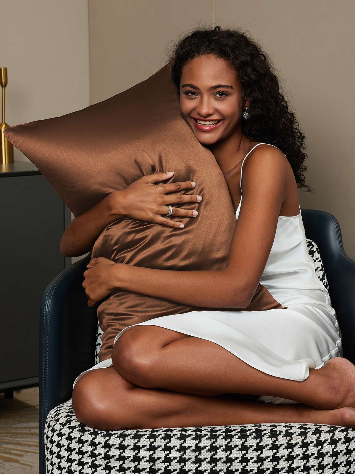 [Coffee] SilkSilky 19Momme Pure Silk Pillowcase 002