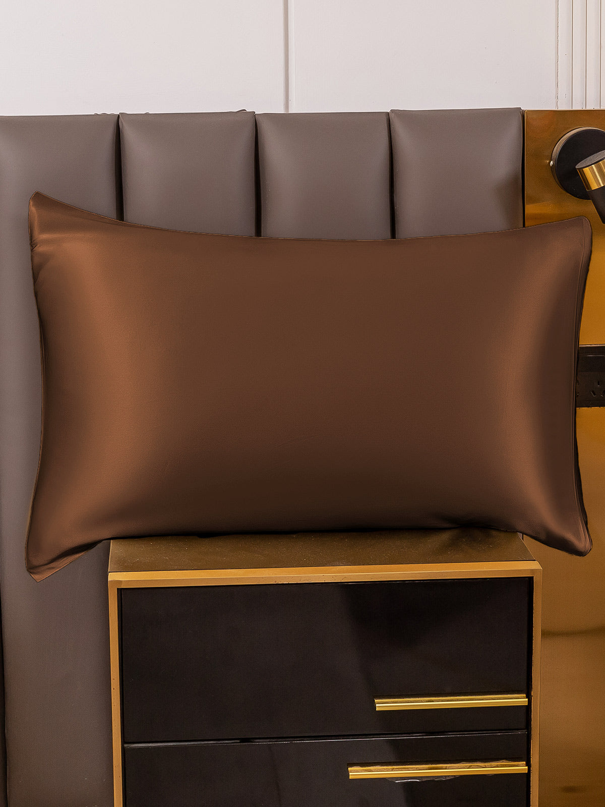 [Coffee] SilkSilky 19Momme Pure Silk Pillowcase 005