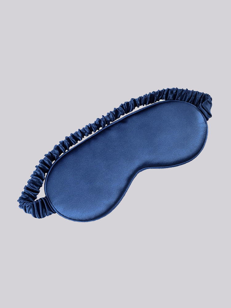 [Dark Blue] SilkSilky 19Momme Pure Silk Eye Mask 003