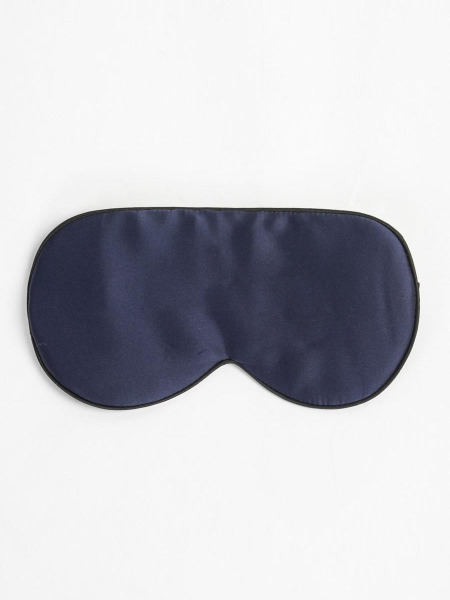 [Dark Blue] SilkSilky  19Momme Pure Silk Eye Mask 006