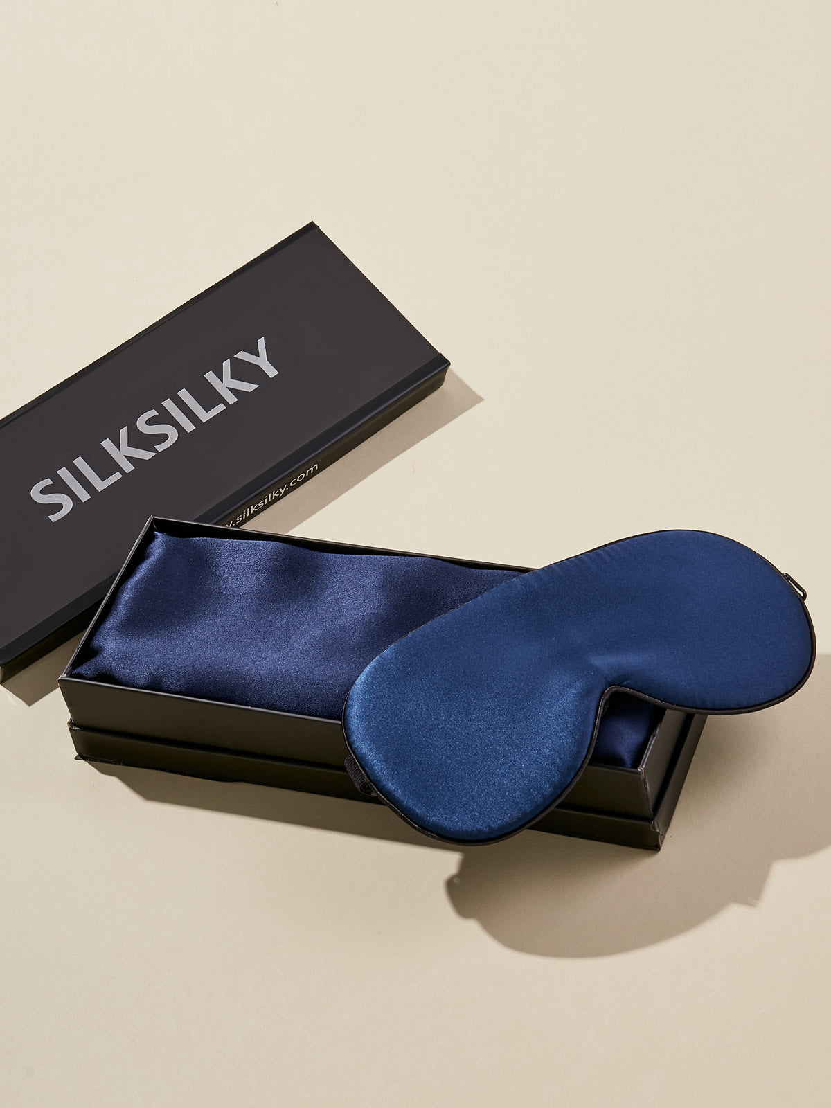 [Dark Blue] SilkSilky 19Momme Pure Silk Pillowcase Set 001