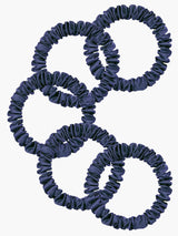 [Dark Blue] SilkSilky  Scrunchie 003