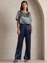 [Dark Blue] SilkSilky  Women's Pants 001