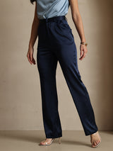 [Dark Blue] SilkSilky 19Momme Silk Womens Pants 004