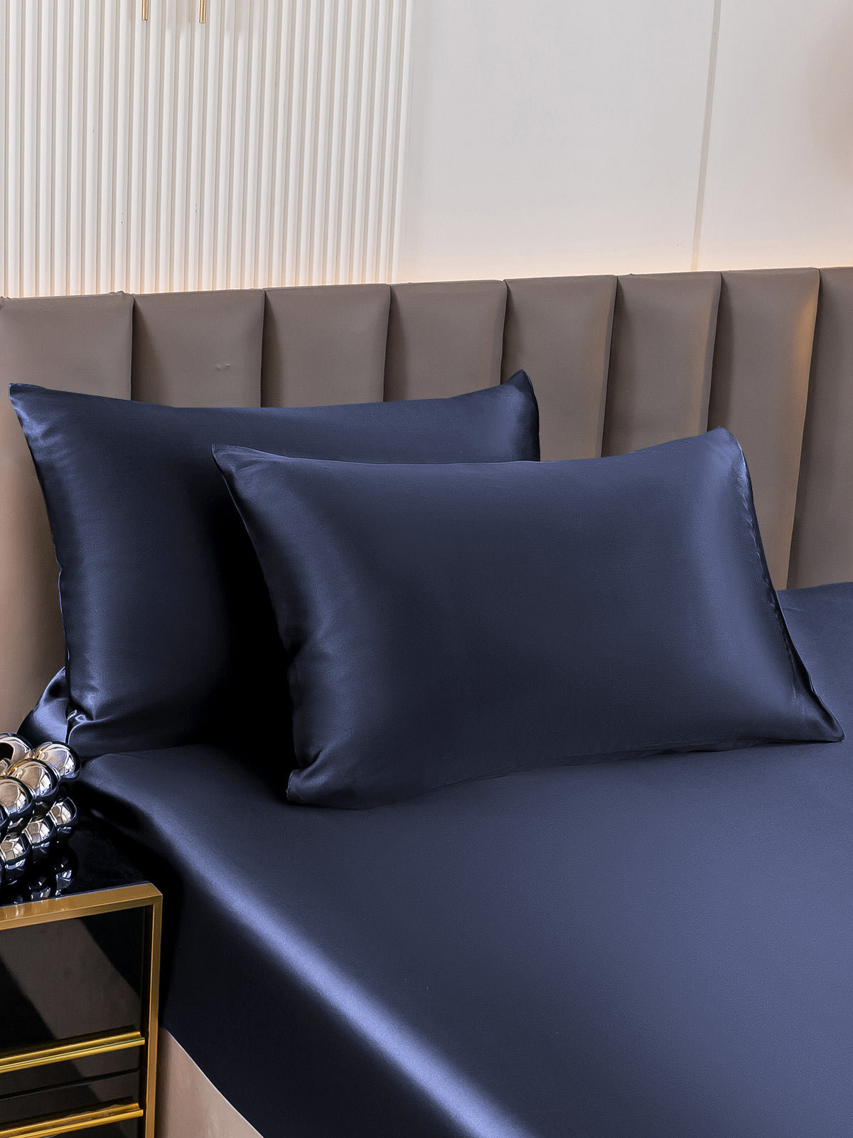 [Dark Blue] SilkSilky 22Momme Pure Silk Pillowcase 003