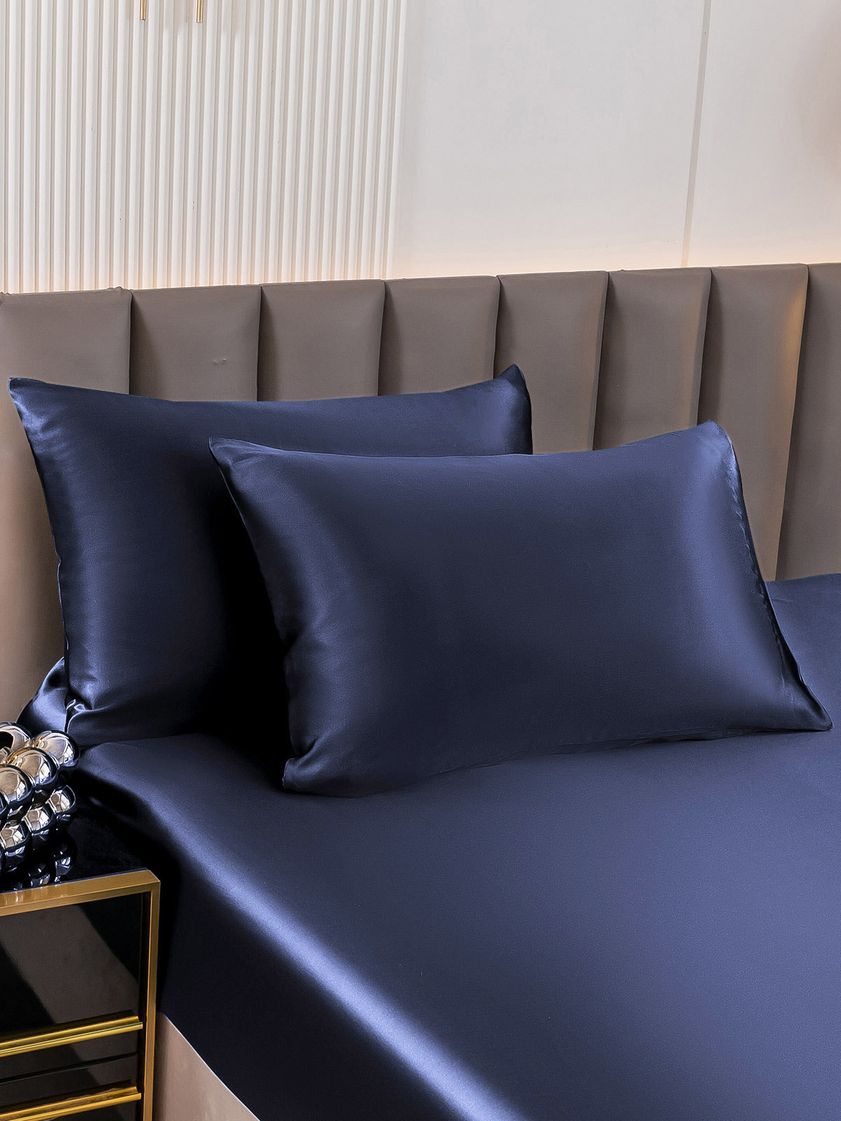 [Dark Blue] SilkSilky 30Momme Pure Silk Pillowcase 003