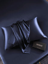 [Dark Blue] SilkSilky 30Momme Pure Silk Pillowcase 004